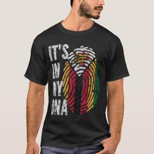 ES IST IN MEINER DNA, Simbabwe Fahne Männer Frauen T-Shirt