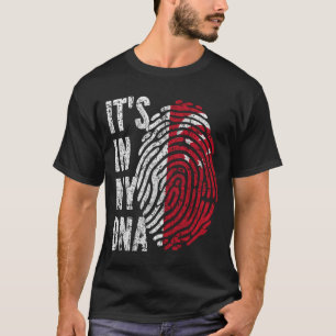 ES IST IN MEINER DNA Singapur Fahne Männer Frauen  T-Shirt
