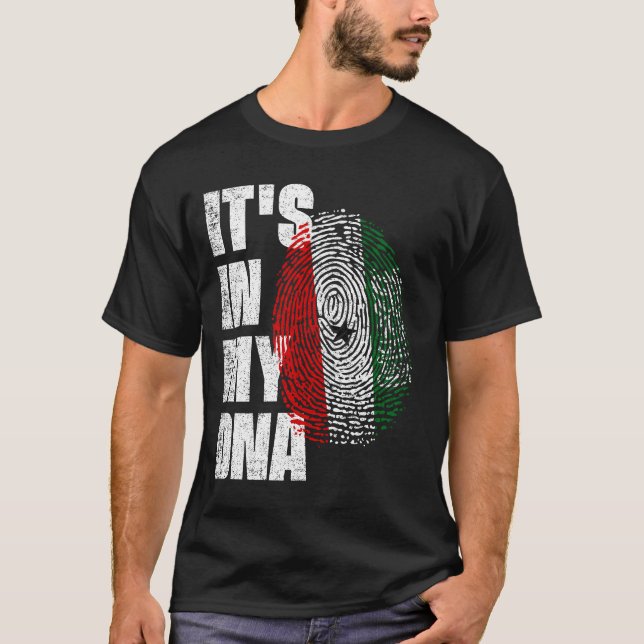 ES IST IN MEINER DNA, Somaliland-Flagge T-Shirt (Vorderseite)