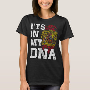 Es ist in meiner DNA Spanisch Fingerprint Proud Sp T-Shirt