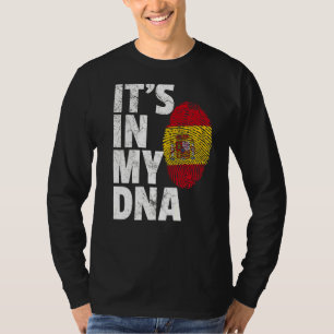 Es ist in meiner DNA Spanisch Spanien Flagge Männe T-Shirt