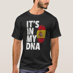 Es ist in meiner DNA Spanisch Spanien Flagge Männe T-Shirt