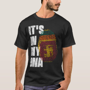 ES IST IN MEINER DNA, Sri Lanka Flag T-Shirt