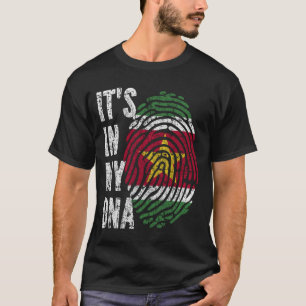 ES IST IN MEINER DNA Suriname Flagge Männer Frauen T-Shirt