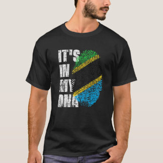 ES IST IN MEINER DNA Tansania Flag Tansania T-Shirt