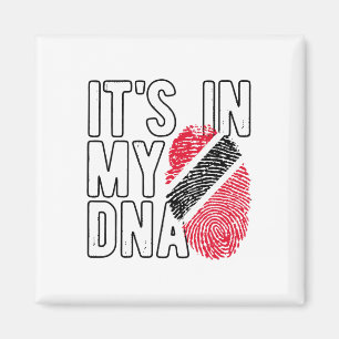 Es ist in meiner DNA Trinidad und Togo Flag Proud Magnet