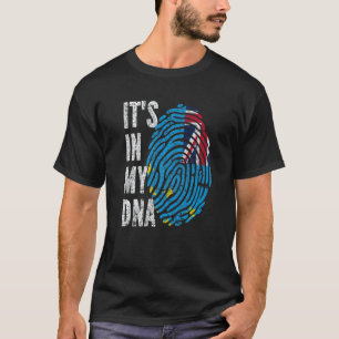 Es ist in meiner DNA Tuvalu Flag Tuvalan T-Shirt