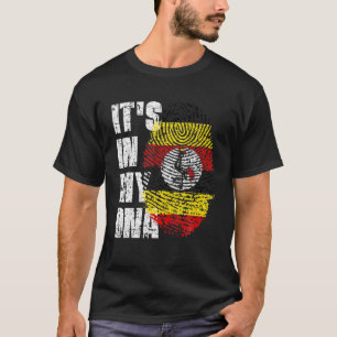 ES IST IN MEINER DNA Uganda Flag Ugandan T-Shirt