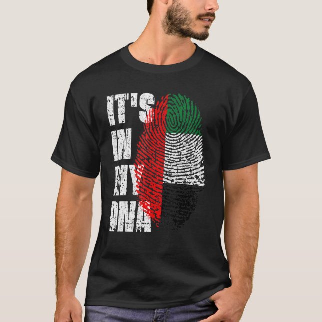 Es ist in meiner DNA Vereinigten Arabischen Emirat T-Shirt (Vorderseite)