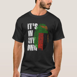 ES IST IN MEINER DNA Zambia Flag Sambia T-Shirt