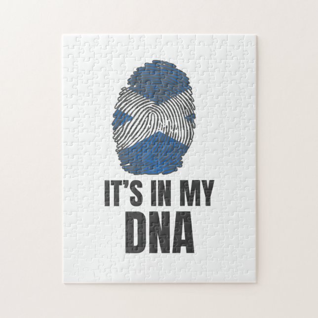 Es ist in meiner DNS stolz, von schottischen Gesch Puzzle (Vertikal)