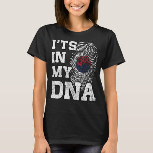 Es ist in meiner DNS südkoreanische Fingerabdruck T-Shirt