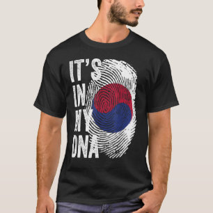 Es ist in meiner südkoreanischen DNA-Flagge Südkor T-Shirt