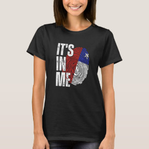 Es ist in mir Chile-Flagge Fingerabdruck chilenisc T-Shirt