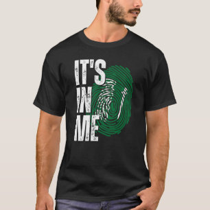 Es ist in mir Saudi-Arabien Flag Fingerprint Saudi T-Shirt