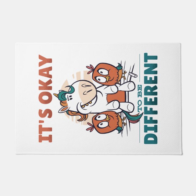 Es ist in Ordnung, anders eingeladen zu sein Fußmatte (Vorderseite)