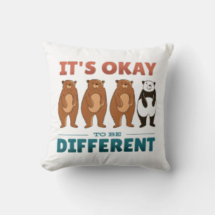 Es ist in Ordnung, dass es anders ist, Napkins ein Kissen