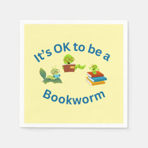 Es ist in Ordnung, ein Bookworm zu sein Serviette