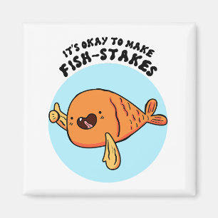 Es ist in Ordnung, Fisch-Pfähle Niedlich zu machen Magnet