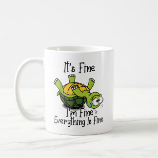 Es ist in Ordnung, mir geht's gut, alles ist in Or Kaffeetasse