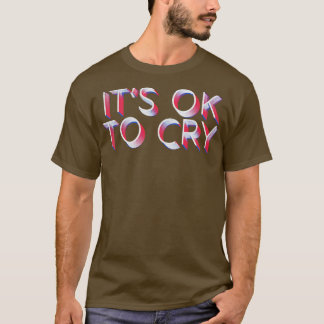 Es ist in Ordnung, Retro verblasstes Typografie-De T-Shirt