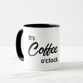 Es ist Kaffee Tasse um die Uhr