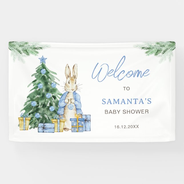 Es ist kalt draußen Babydusche Willkommen Banner (Horizontal)