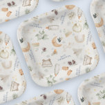 Es ist kalt draußen Blue Boy Winter Baby Dusche Pappteller<br><div class="desc">Eine hübsche Babyduschplatte für die Wintersaison in gedämpften Farben mit blauer Touch. Mit Baby Accessoires,  Spielzeug und Winterelement Illustrationen. Design,  um mein "Baby es ist kalt draußen Thema" Wenn Sie Stücke,  die nicht in der Sammlung sind,  bitte lass mir wissen (Maria). Schön zu helfen!</div>