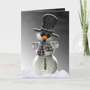 Es ist kalt draußen feiertagskarte