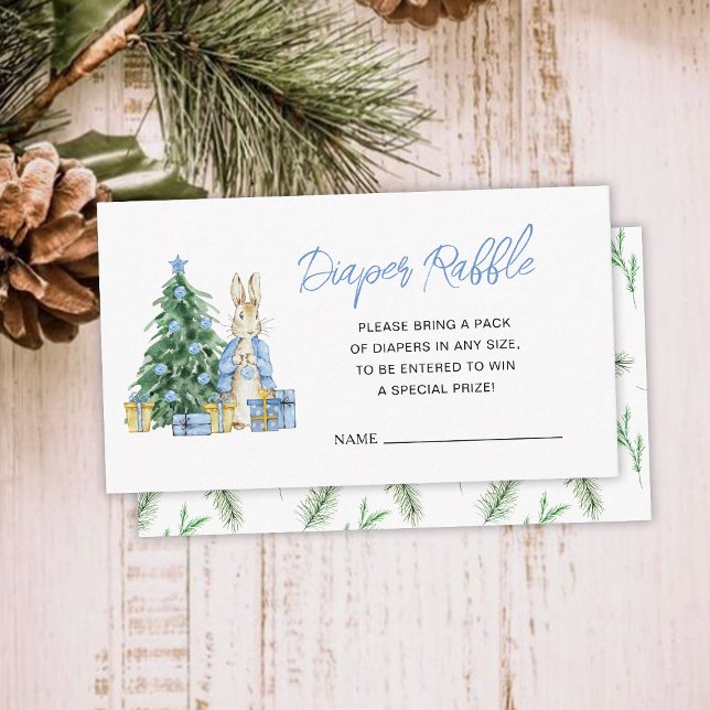 Es ist kalt draußen Kaninchen Duschkabine Windelwa Begleitkarte (Von Creator hochgeladen)