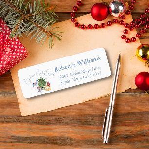 Es ist kalt draußen Weihnachtsbaumdusche