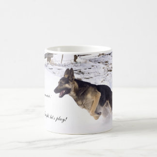 Es ist kalte Außenseite Kaffeetasse