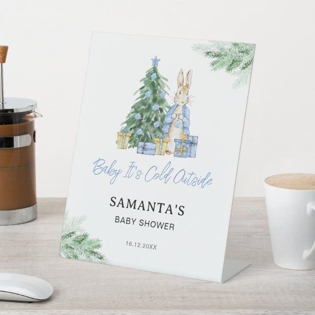 Es ist kaltes Außenduschenschild Sockelschild (In SItu)