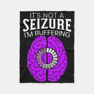 Es ist kein Anfall, ich puffere Epilepsie-Bewussts Fleecedecke