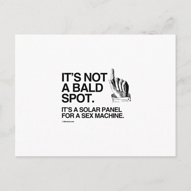 ES IST KEIN BALDSPOT POSTKARTE (Vorderseite)