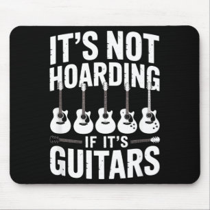 Es ist kein Hamstern, wenn es Gitarren sind Lustig Mousepad