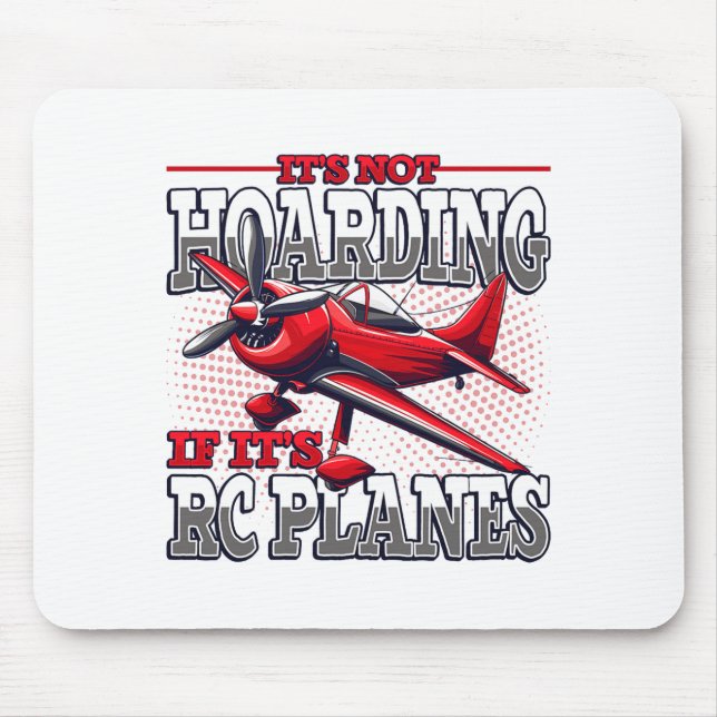 Es Ist Kein Hamstern Wenn Es Rc-Flugzeuge Sind Com Mousepad (Vorne)