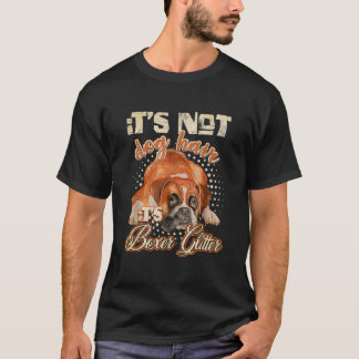 Es ist kein Hundehaar, es ist der Boxer-Glitzer de T-Shirt