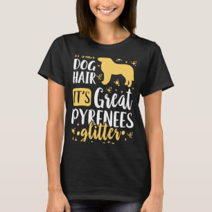 Es ist kein Hundehaar. Es ist ein großer Glitzer i T-Shirt
