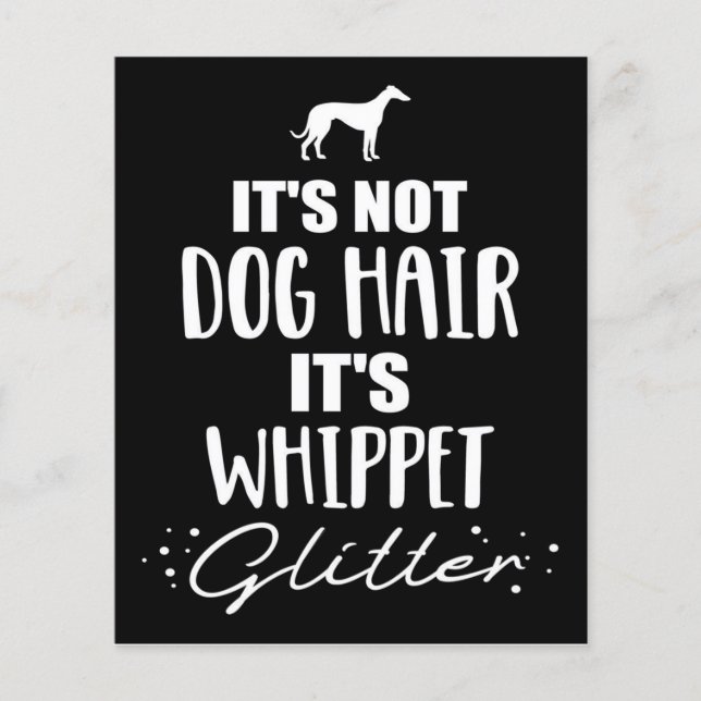 Es ist kein Hundehaar, es ist Hundshund Lover. Flyer (Vorne)