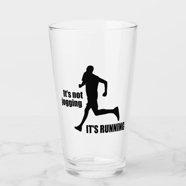 Es ist kein Joggen, es läuft Glas (Vorderseite)
