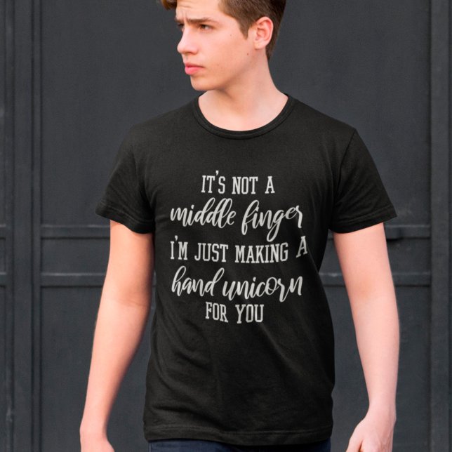 Es ist kein Mittelfinger-Funny-Handschuh T-Shirt (Von Creator hochgeladen)