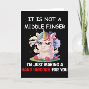 Es Ist Kein Mittelfinger Ich Mache Nur Eine Hand U Karte