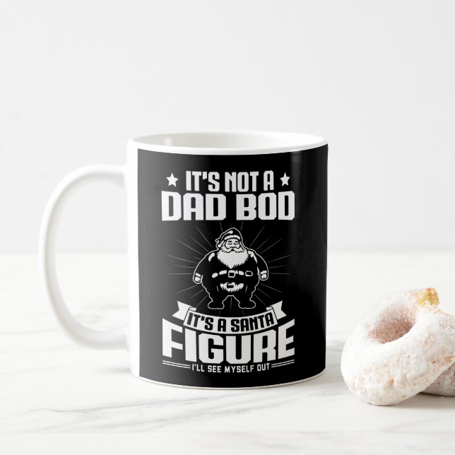 Es ist kein Vater, es ist ein Weihnachtsfest Weihn Kaffeetasse (Mit Donut)