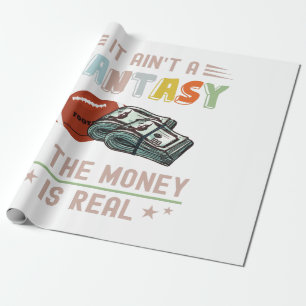 Es ist keine Fantasie, ob das Geld echt ist Geschenkpapier