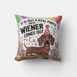 Es Ist Keine Richtige Party, Bis Das Wiener Heraus Kissen