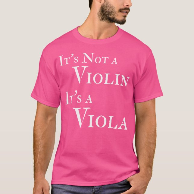 Es ist keine Violine, sondern ein Viola Funny Orch T-Shirt (Vorderseite)