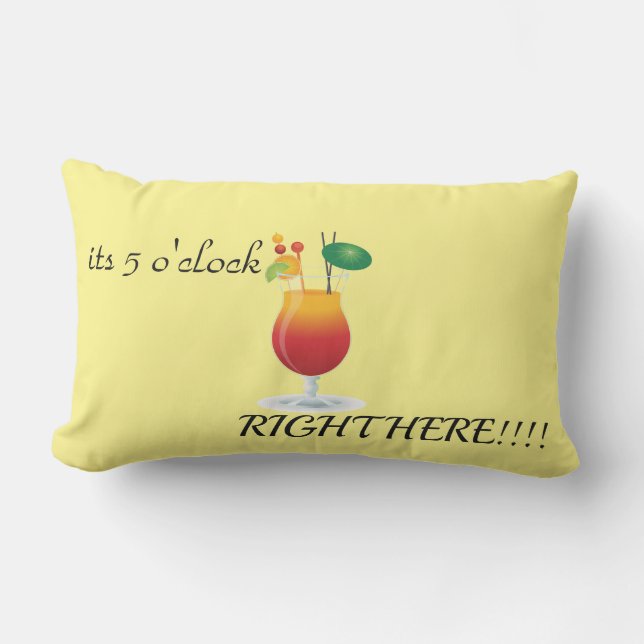 es ist Kissen 5 Uhr nach rechts hier das im Freien Für Draußen (Vorderseite)