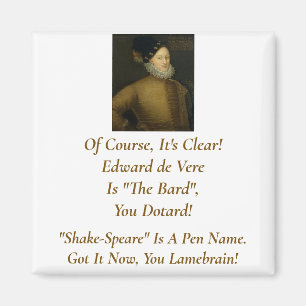 Es ist klar, es ist de Vere Magnet