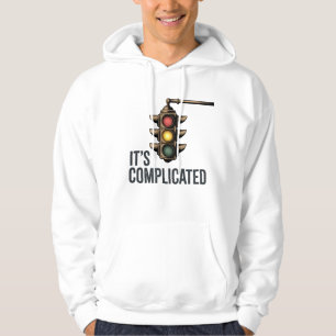 Es ist kompliziert Beziehungsverwirrung mit Stil Hoodie